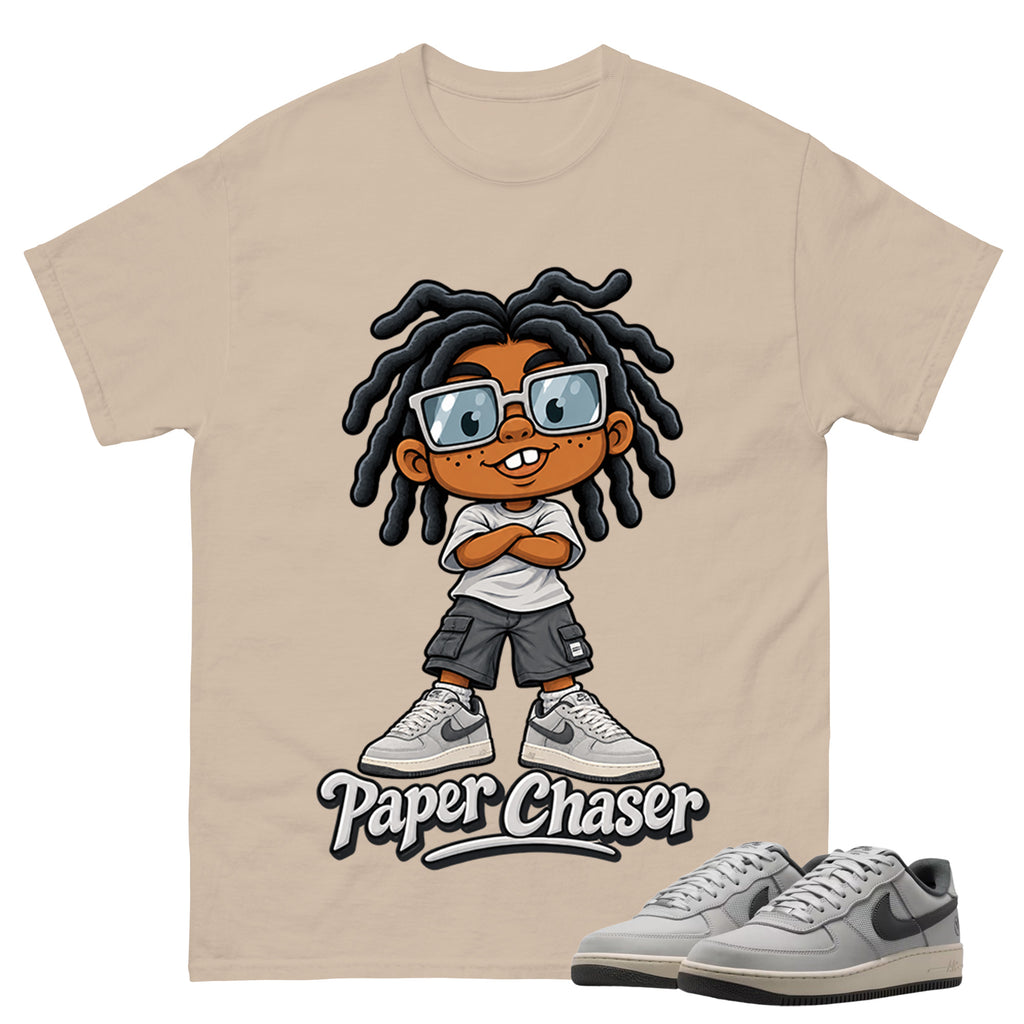 Paper Chaser Shirt To Match SB Air Force 1 x Yuto Unisex Cotton Graphic Tee