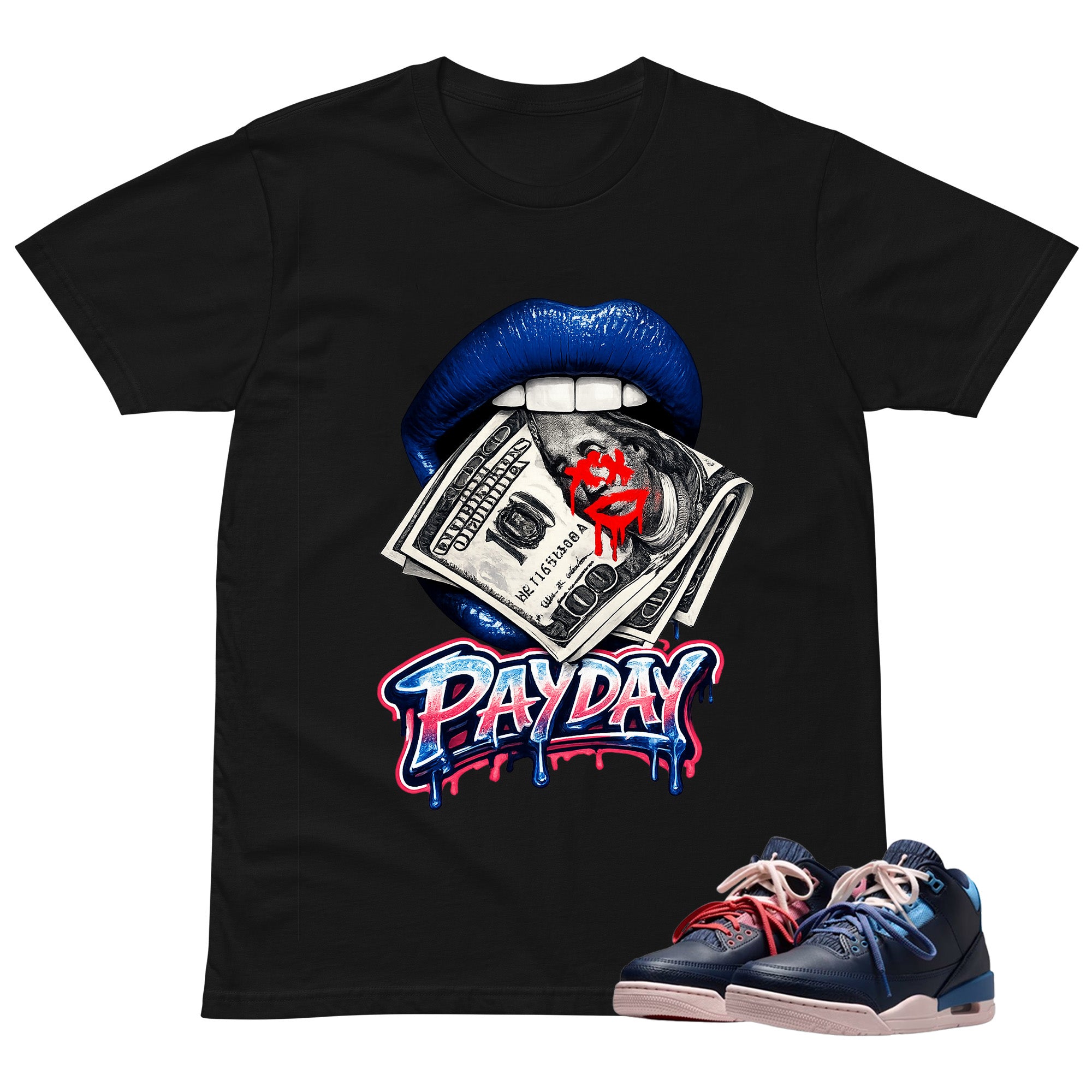 Pay Day Shirt To Match Air Jordan 3 Sports Renaissance Unisex Cotton Graphic Tee