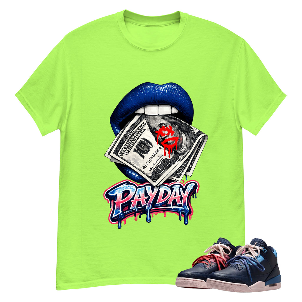 Pay Day Shirt To Match Air Jordan 3 Sports Renaissance Unisex Cotton Graphic Tee