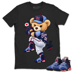Play Hard Shirt To Match Air Jordan 6 x Awake NY Midnight Navy Unisex Cotton Graphic Tee