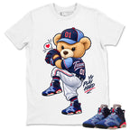 Play Hard Shirt To Match Air Jordan 6 x Awake NY Midnight Navy Unisex Cotton Graphic Tee