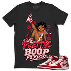 Pretty Boop Period Shirt To Match Women's Air Jordan 1 Nails and Grails Unisex Cotton Graphic Tee