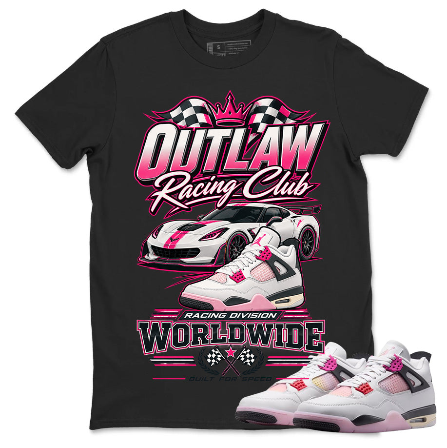 Racing Club Shirt To Match Air Jordan 4 Comic Unisex Cotton Graphic Tee