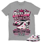 Racing Club Shirt To Match Air Jordan 4 Comic Unisex Cotton Graphic Tee