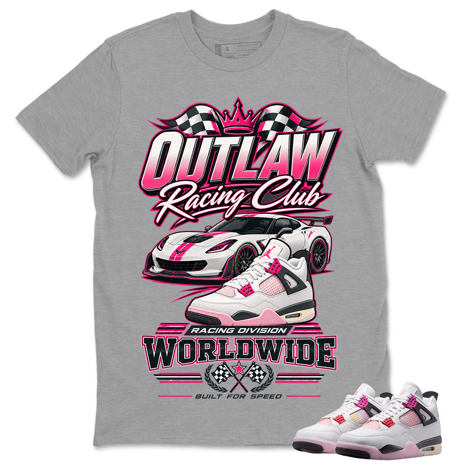 Racing Club Shirt To Match Air Jordan 4 Comic Unisex Cotton Graphic Tee