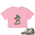 Raging Bull Crop Top to Match Air Jordan3 Laser Women's Crop ZillyKick