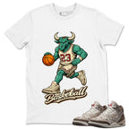 Raging Bull Shirt To Match Air Jordan 3 Retro Laser Palomino Unisex Cotton Graphic Tee