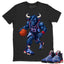 Raging Bull Shirt To Match Air Jordan 6 x Awake NY Midnight Navy Unisex Cotton Graphic Tee