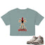 Runnin The Street Crop Top to Match Air Jordan3 Laser Women's Crop ZillyKick