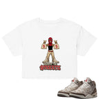 Runnin The Street Crop Top to Match Air Jordan3 Laser Women's Crop ZillyKick