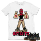 Runnin The Street Shirt To Match Air Foamposite Pro Black Camo Unisex Cotton Graphic Tee