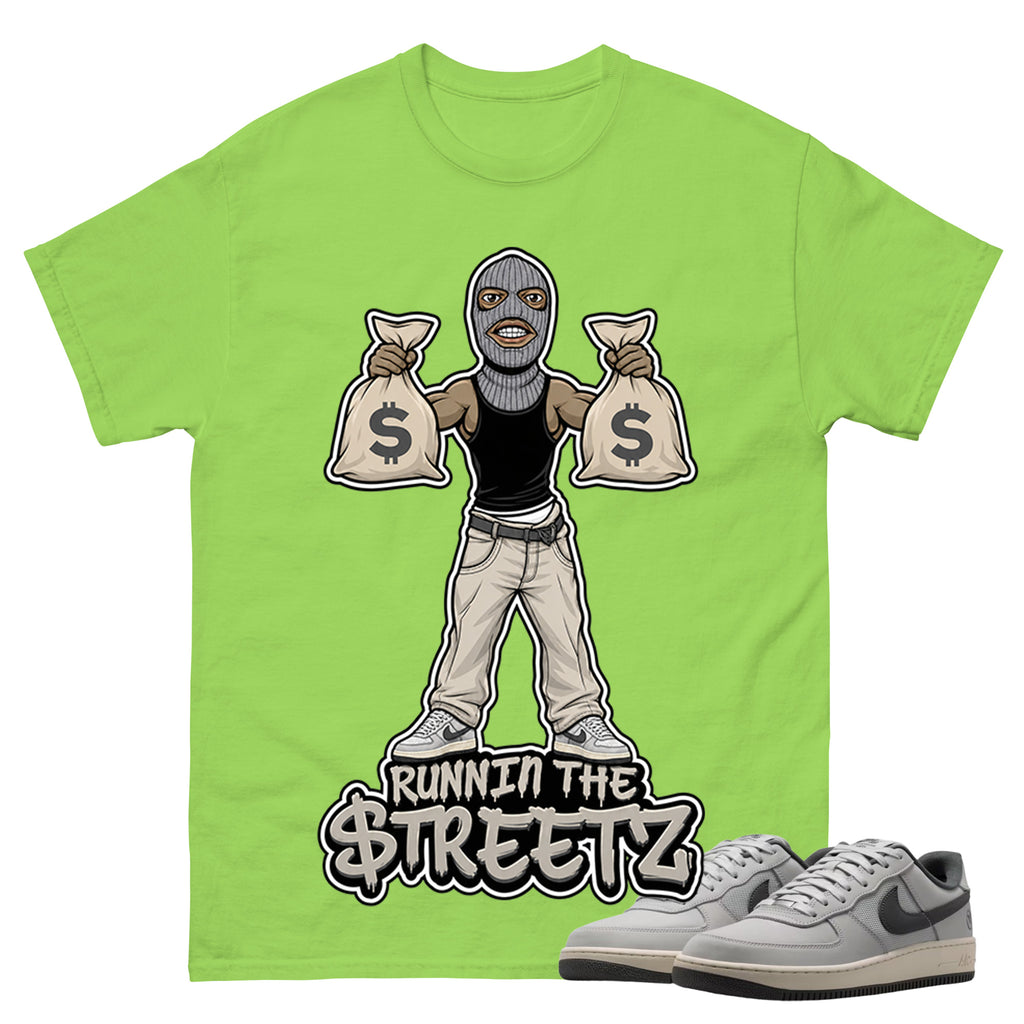 Runnin The Street Shirt To Match SB Air Force 1 x Yuto Unisex Cotton Graphic Tee