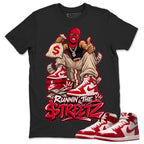 Runnin The Street Shirt To Match Women's Air Jordan 1 Nails and Grails Unisex Cotton Graphic Tee