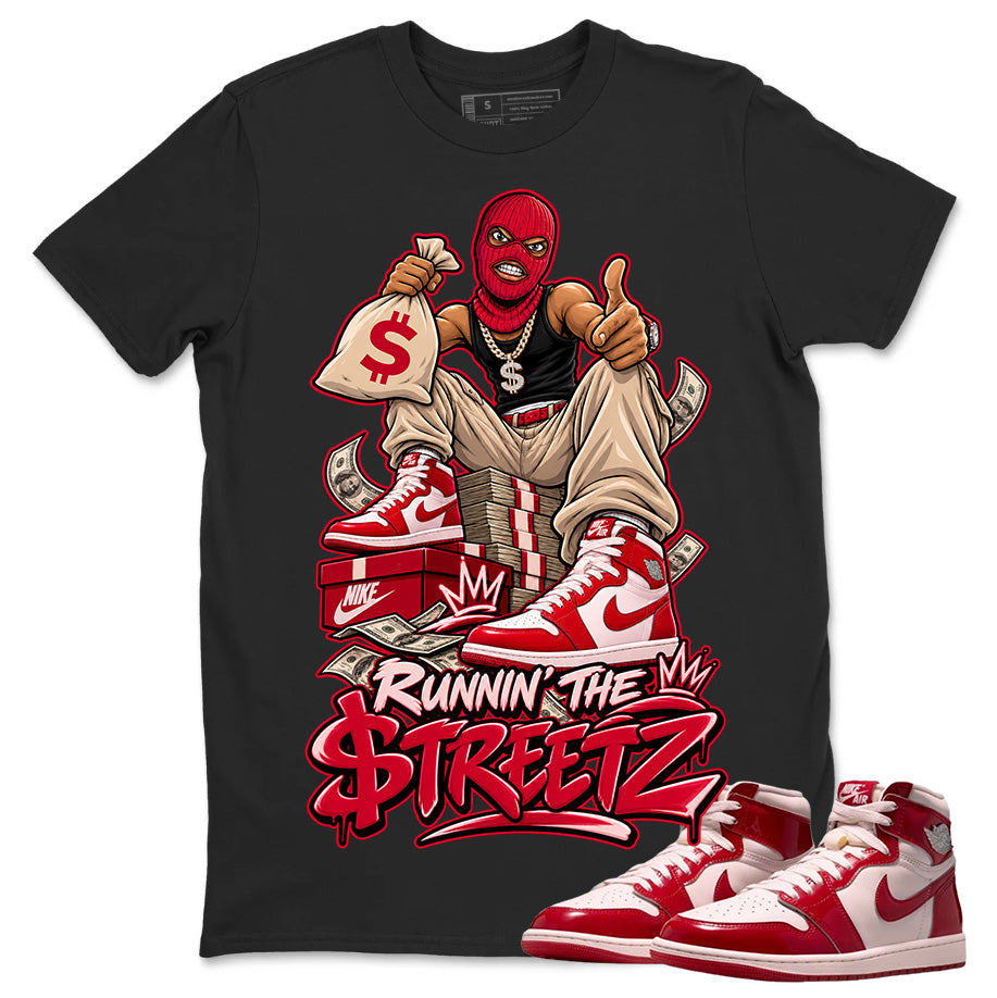 Runnin The Street Shirt To Match Women's Air Jordan 1 Nails and Grails Unisex Cotton Graphic Tee