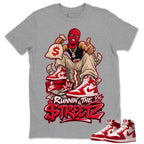Runnin The Street Shirt To Match Women's Air Jordan 1 Nails and Grails Unisex Cotton Graphic Tee