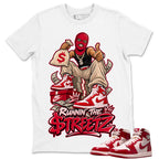 Runnin The Street Shirt To Match Women's Air Jordan 1 Nails and Grails Unisex Cotton Graphic Tee