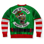 Santa's Little Biker Help Christmas Sweatshirt A Christmas Sweater Gifts For Men - Zillykick