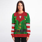 Santa's Little Biker Help Christmas Sweatshirt A Christmas Sweater Gifts For Men - Zillykick