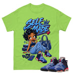 Self Made Shirt To Match Air Jordan 6 x Awake NY Midnight Navy Unisex Cotton Graphic Tee