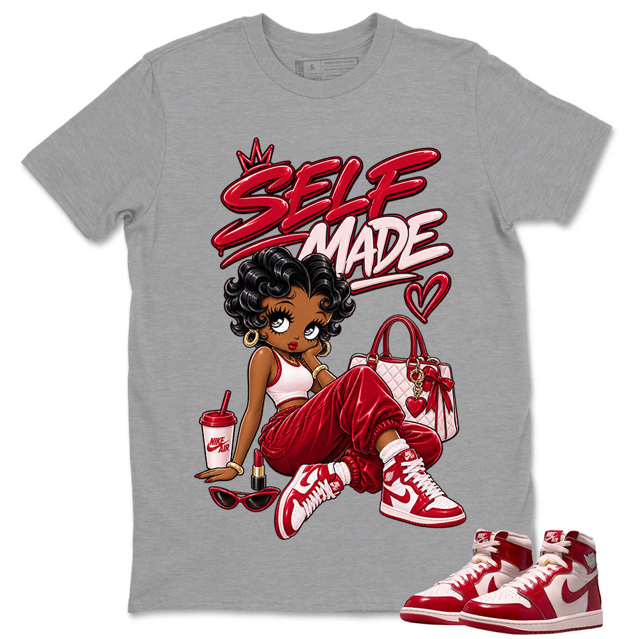 Self Made Shirt To Match Women's Air Jordan 1 Nails and Grails Unisex Cotton Graphic Tee