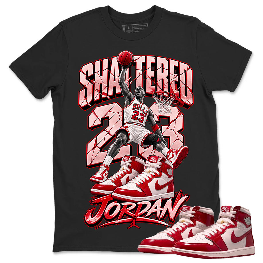 Shattered 23 Shirt To Match Women's Air Jordan 1 Nails and Grails Unisex Cotton Graphic Tee