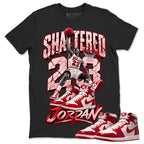 Shattered 23 Shirt To Match Women's Air Jordan 1 Nails and Grails Unisex Cotton Graphic Tee