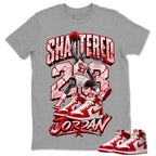 Shattered 23 Shirt To Match Women's Air Jordan 1 Nails and Grails Unisex Cotton Graphic Tee