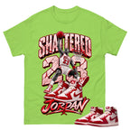 Shattered 23 Shirt To Match Women's Air Jordan 1 Nails and Grails Unisex Cotton Graphic Tee
