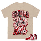 Shattered 23 Shirt To Match Women's Air Jordan 1 Nails and Grails Unisex Cotton Graphic Tee
