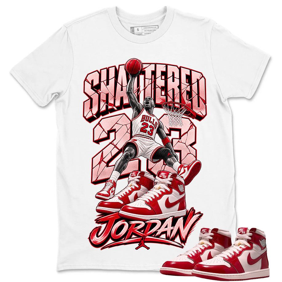 Shattered 23 Shirt To Match Women's Air Jordan 1 Nails and Grails Unisex Cotton Graphic Tee