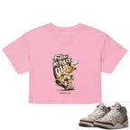 Skate Boy Crop Top to Match Air Jordan3 Laser Women's Crop ZillyKick