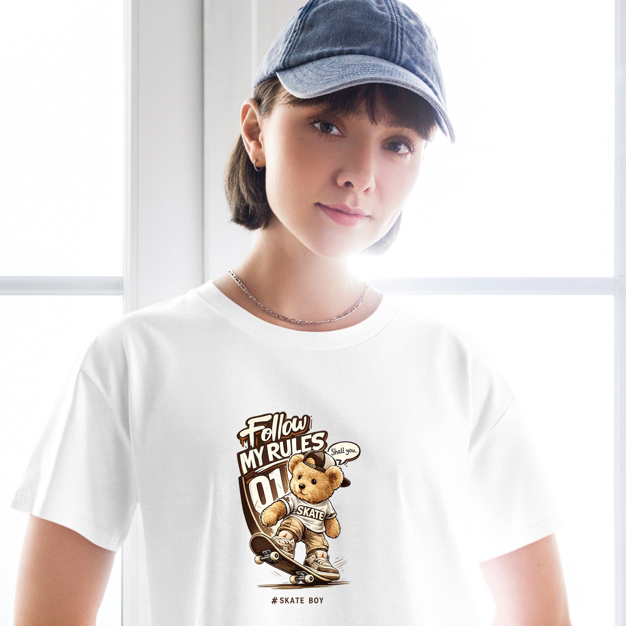 Skate Boy Crop Top to Match Air Jordan3 Laser Women's Crop ZillyKick