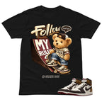Skate Boy Shirt To Match Air Jordan 1 Love Letter Unisex Cotton Graphic Tee