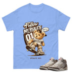 Skate Boy Shirt To Match Air Jordan 3 Retro Laser Palomino Unisex Cotton Graphic Tee