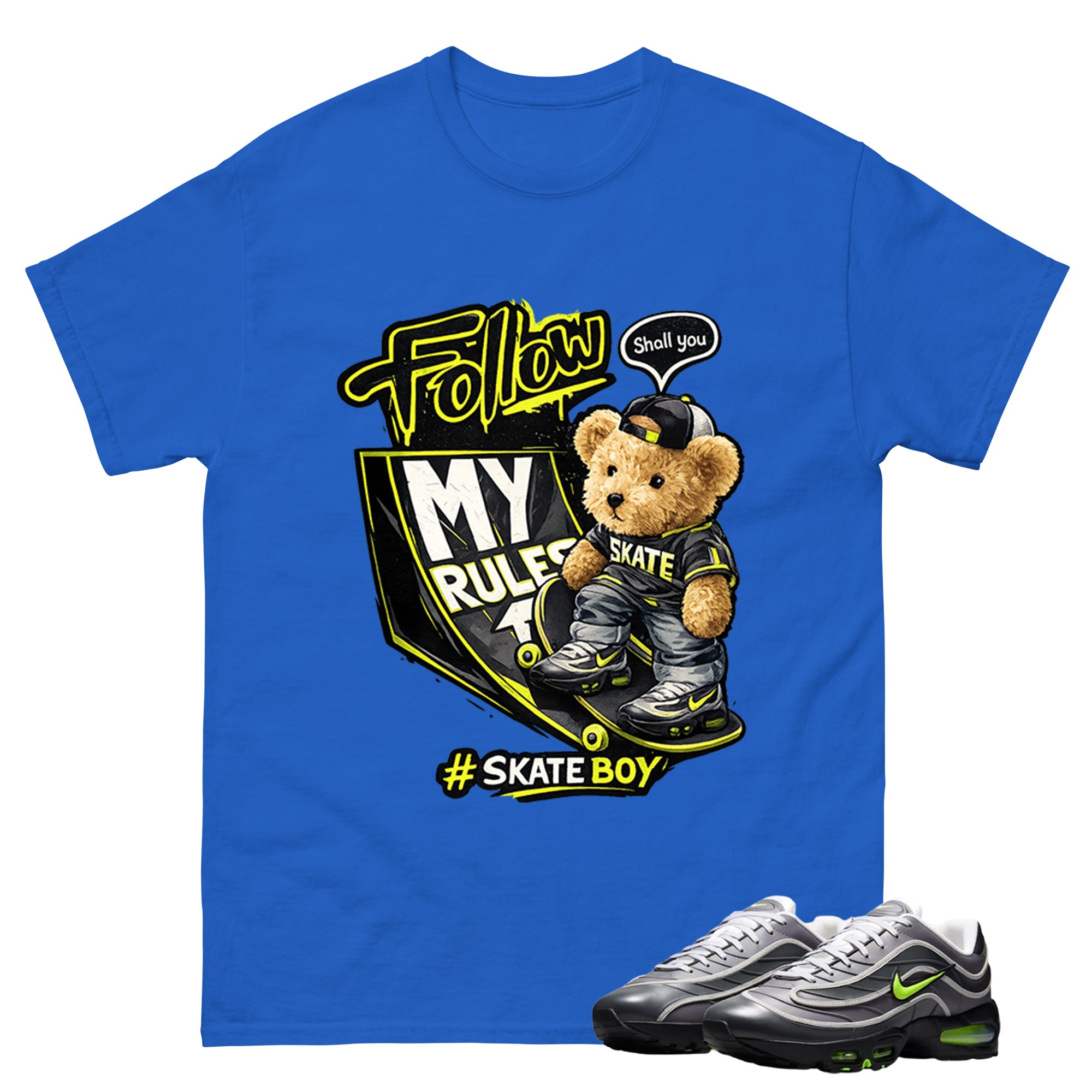 Skate Boy Shirt To Match Air Max Joga Bonito Unisex Cotton Graphic Tee