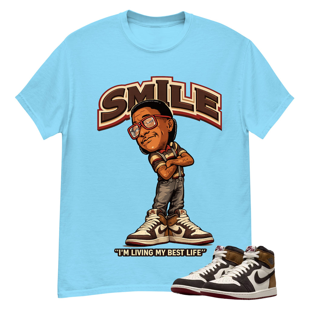 Smile Shirt To Match Air Jordan 1 Love Letter Unisex Cotton Graphic Tee