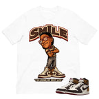 Smile Shirt To Match Air Jordan 1 Love Letter Unisex Cotton Graphic Tee