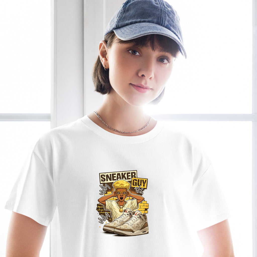 Sneaker Guy Crop Top to Match Air Jordan3 Laser Women's Crop ZillyKick