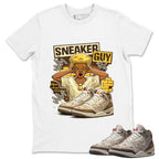 Sneaker Guy Shirt To Match Air Jordan 3 Retro Laser Palomino Unisex Cotton Graphic Tee