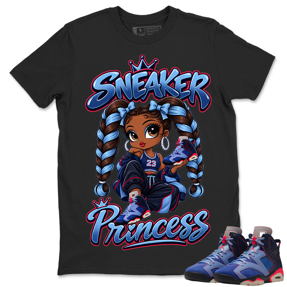 Sneaker Princess Shirt To Match Air Jordan 6 x Awake NY Midnight Navy Unisex Cotton Graphic Tee