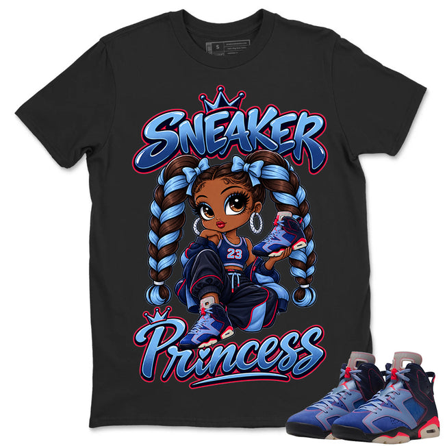 Sneaker Princess Shirt To Match Air Jordan 6 x Awake NY Midnight Navy Unisex Cotton Graphic Tee Hover Image