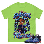 Sneaker Princess Shirt To Match Air Jordan 6 x Awake NY Midnight Navy Unisex Cotton Graphic Tee