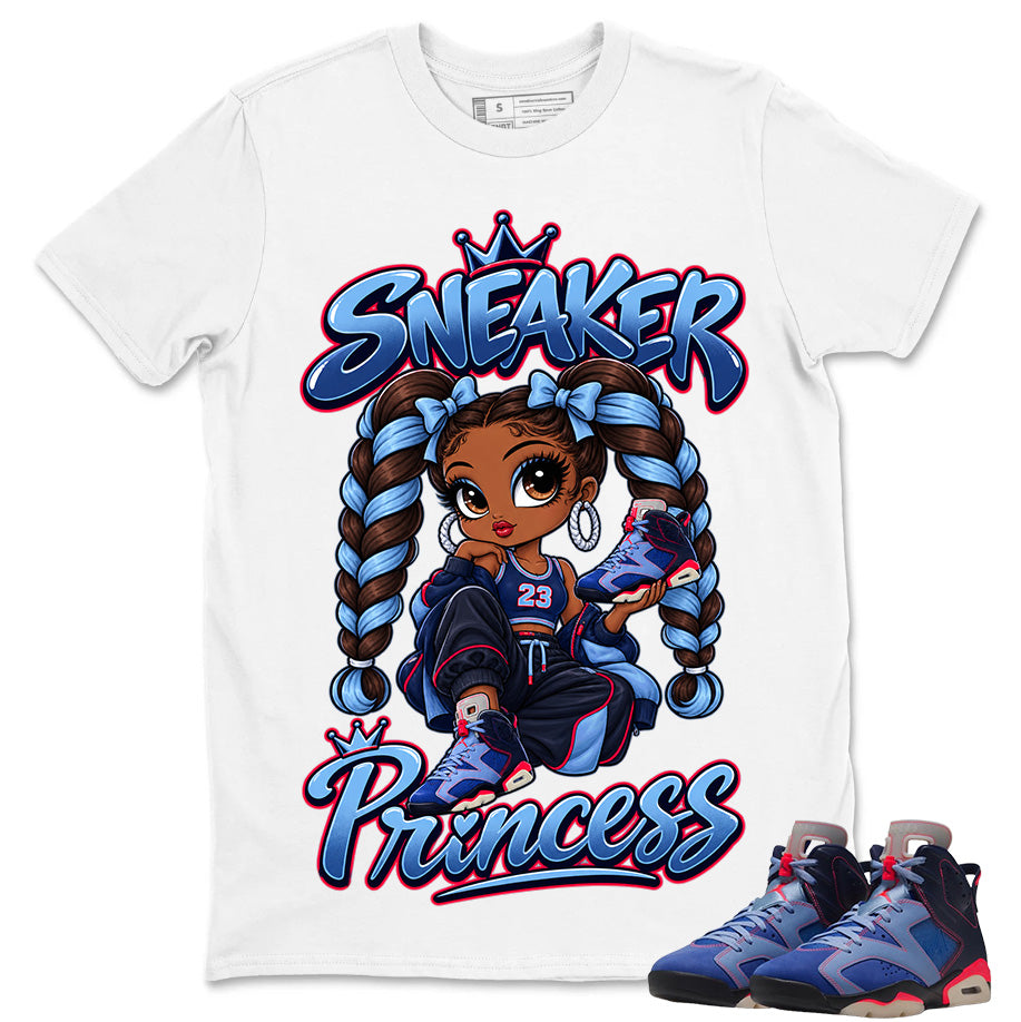 Sneaker Princess Shirt To Match Air Jordan 6 x Awake NY Midnight Navy Unisex Cotton Graphic Tee