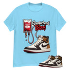 Sneakerhead Blood Shirt To Match Air Jordan 1 Love Letter Unisex Cotton Graphic Tee