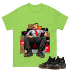 Sole Boss Shirt To Match Air Foamposite Pro Black Camo Unisex Cotton Graphic Tee