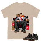 Sole Boss Shirt To Match Air Foamposite Pro Black Camo Unisex Cotton Graphic Tee