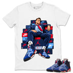 Sole Boss Shirt To Match Air Jordan 6 x Awake NY Midnight Navy Unisex Cotton Graphic Tee