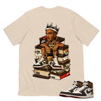 Sole King MJ Shirt To Match Air Jordan 1 Love Letter Unisex Cotton Graphic Tee