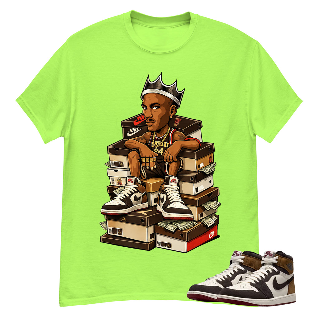 Sole King MJ Shirt To Match Air Jordan 1 Love Letter Unisex Cotton Graphic Tee