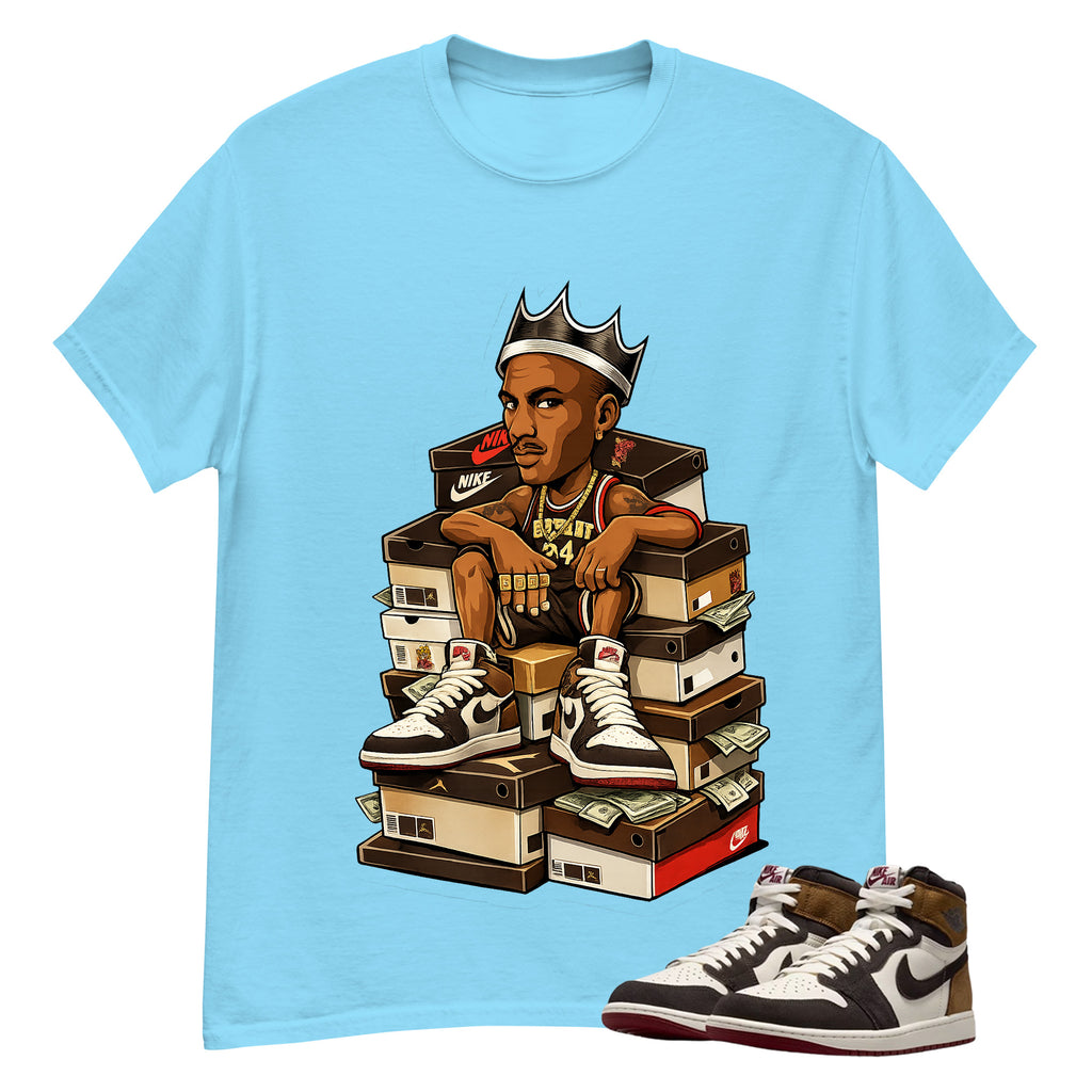 Sole King MJ Shirt To Match Air Jordan 1 Love Letter Unisex Cotton Graphic Tee